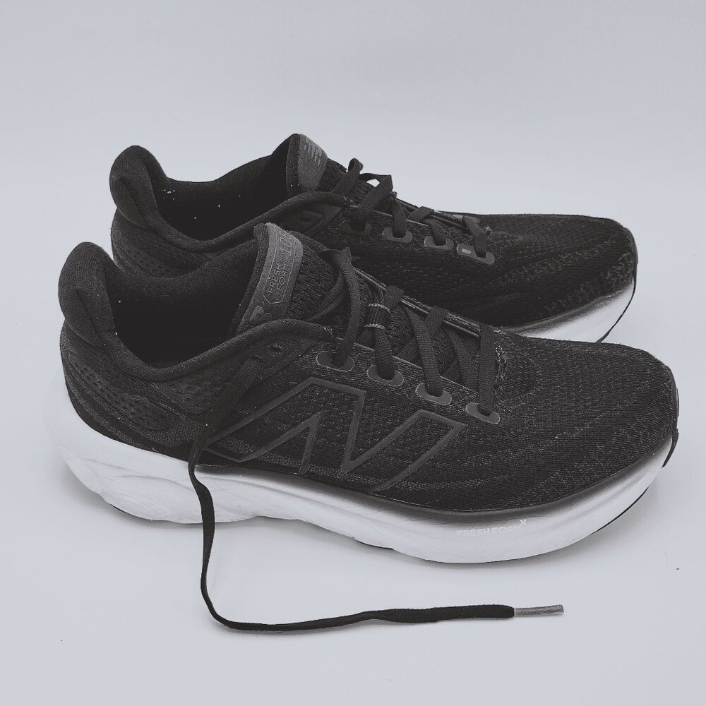 New Balance Black and White Athletic Shoes